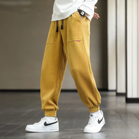 Alwin™ | Comfortable corduroy cargo pants
