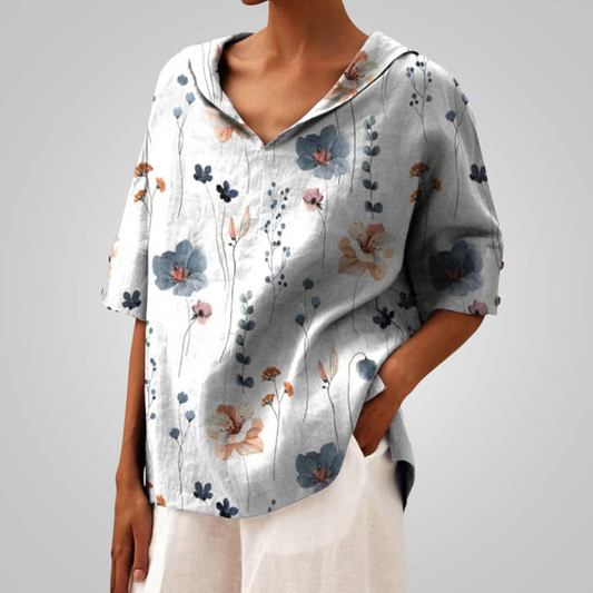 Henny™ | Elegant blouse with V-neck