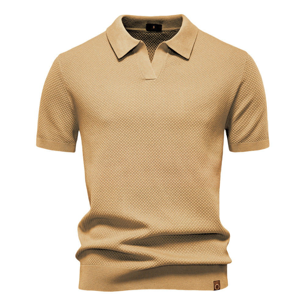 Alex | Textured Polo Shirt
