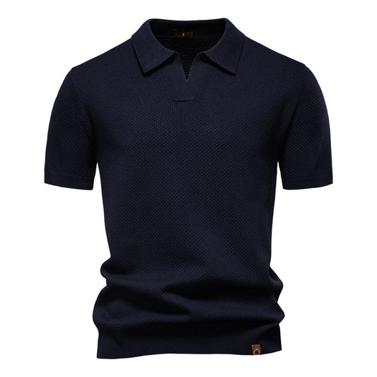 Alex | Textured Polo Shirt